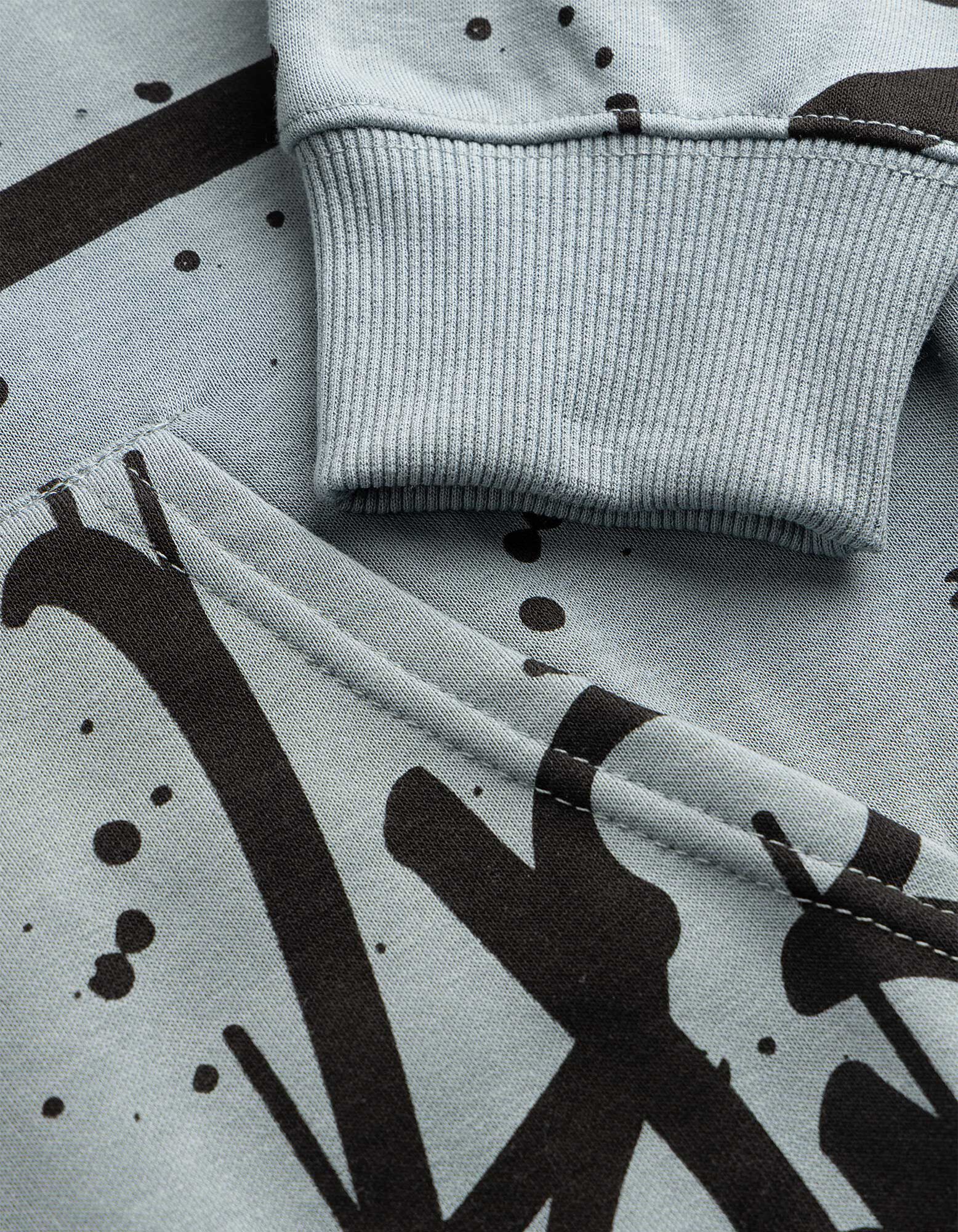 Hoodie - Oversized Fit - blau