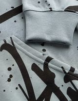 Hoodie - Oversized Fit - blau