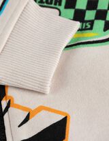 Kardiganas - &bdquo;Hot Wheels&ldquo; - baltas