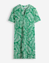 Robe - Imprim&eacute; all-over - Vert