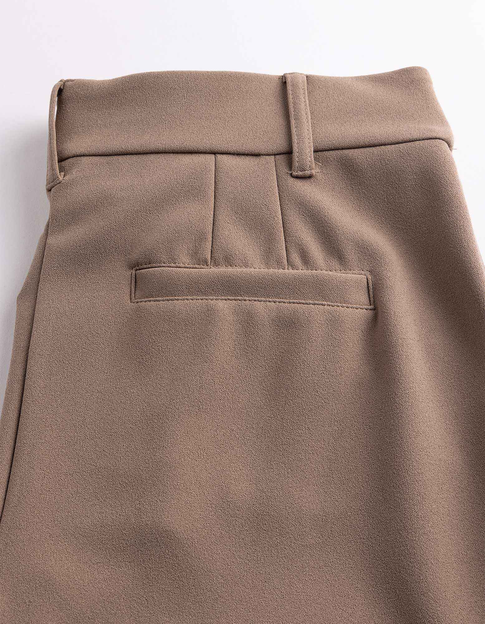 Hose - Slim Fit - Braun