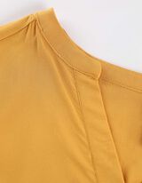 Bluza - LENZING&trade; ECOVERO&trade; - tamnozuta