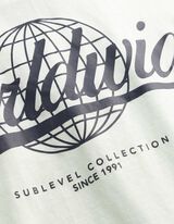 T-Shirt - R&uuml;ckenprint - hellgr&uuml;n