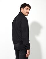 Jacke - einfarbig - schwarz