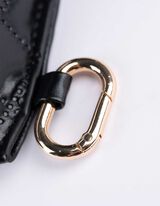 Astuccio per occhiali - Materiale strutturato - nero