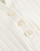 Umstandsshirt - Hemdkragen - weiß