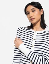 Kardiganas - Viskozės mi&scaron;inys - baltas