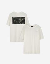 T-Shirt - Rückenprint - weiß
