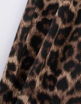 3/4-Hose - Leopardenmuster - beige