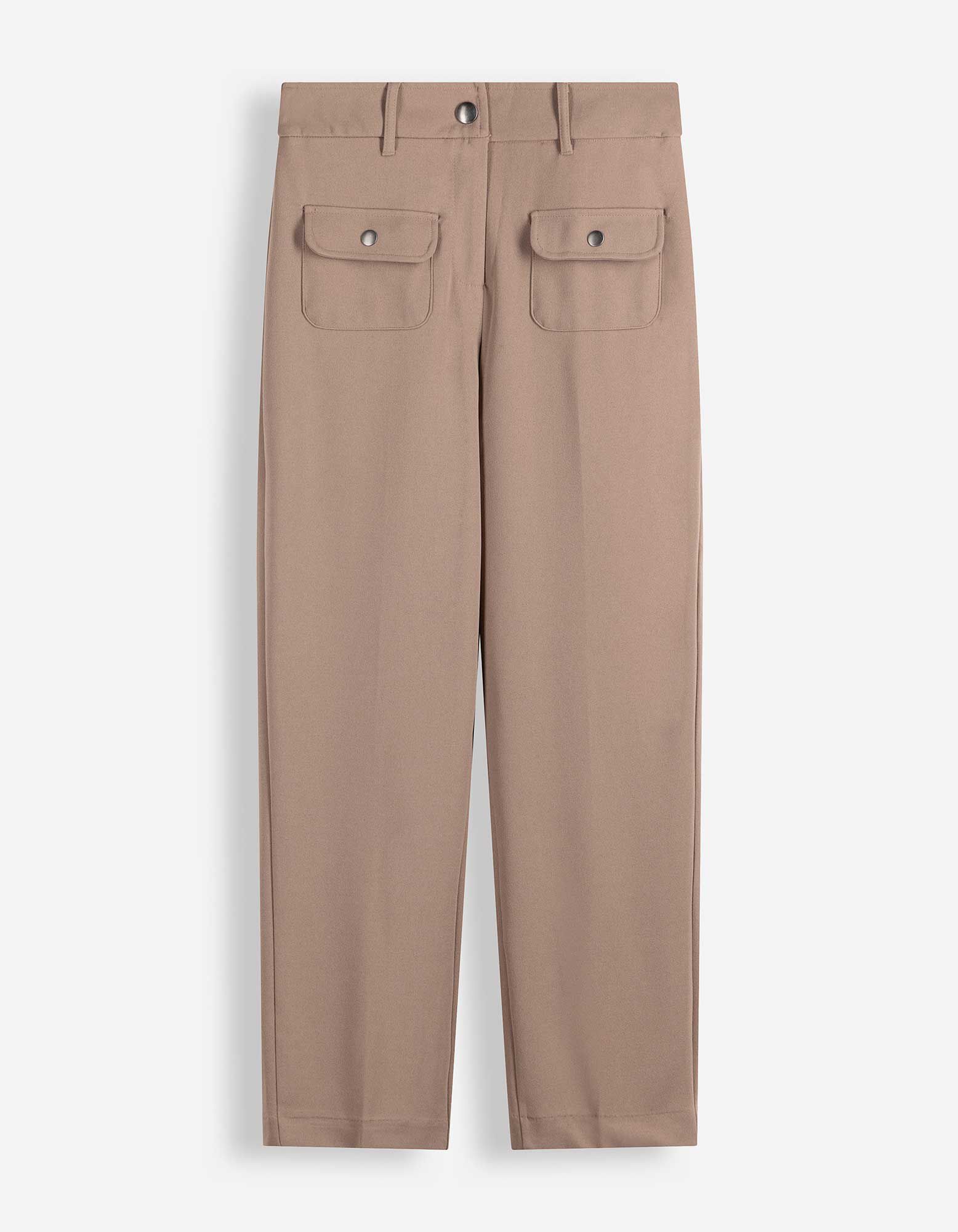 Hose - Slim Fit - Braun