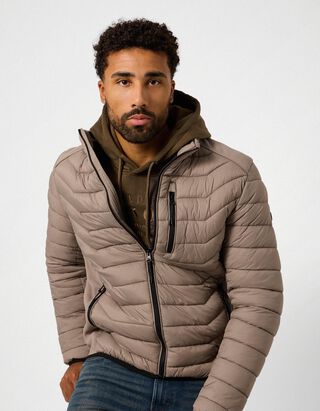 Jacke - Polyamid - Beige