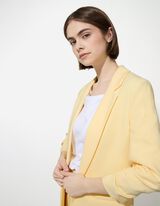 Blazer - Tinta unita - giallo chiaro