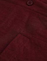 bluza - Laneni izgled - tamno-crvena