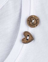 Top - Spadlá ramena - bílá