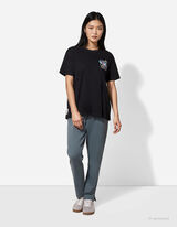 Tričko - Potisk - cerná