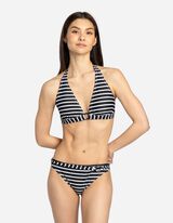 Bikinový vrchný diel - Recyklovaný polyester - cierna