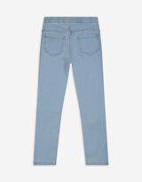 Jeggings - Percentuale di tessuto elasticizzato - celeste