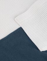 T-shirt - Opgestikte zakken - donkerblauw