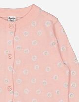 Gebreid vest - Bloemenmotief