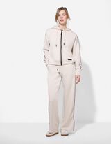 Palazzo kelnės - &Scaron;oninės juostos - baltas