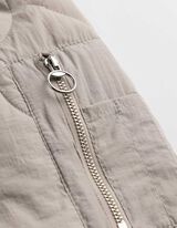 Blouson - einfarbig - beige