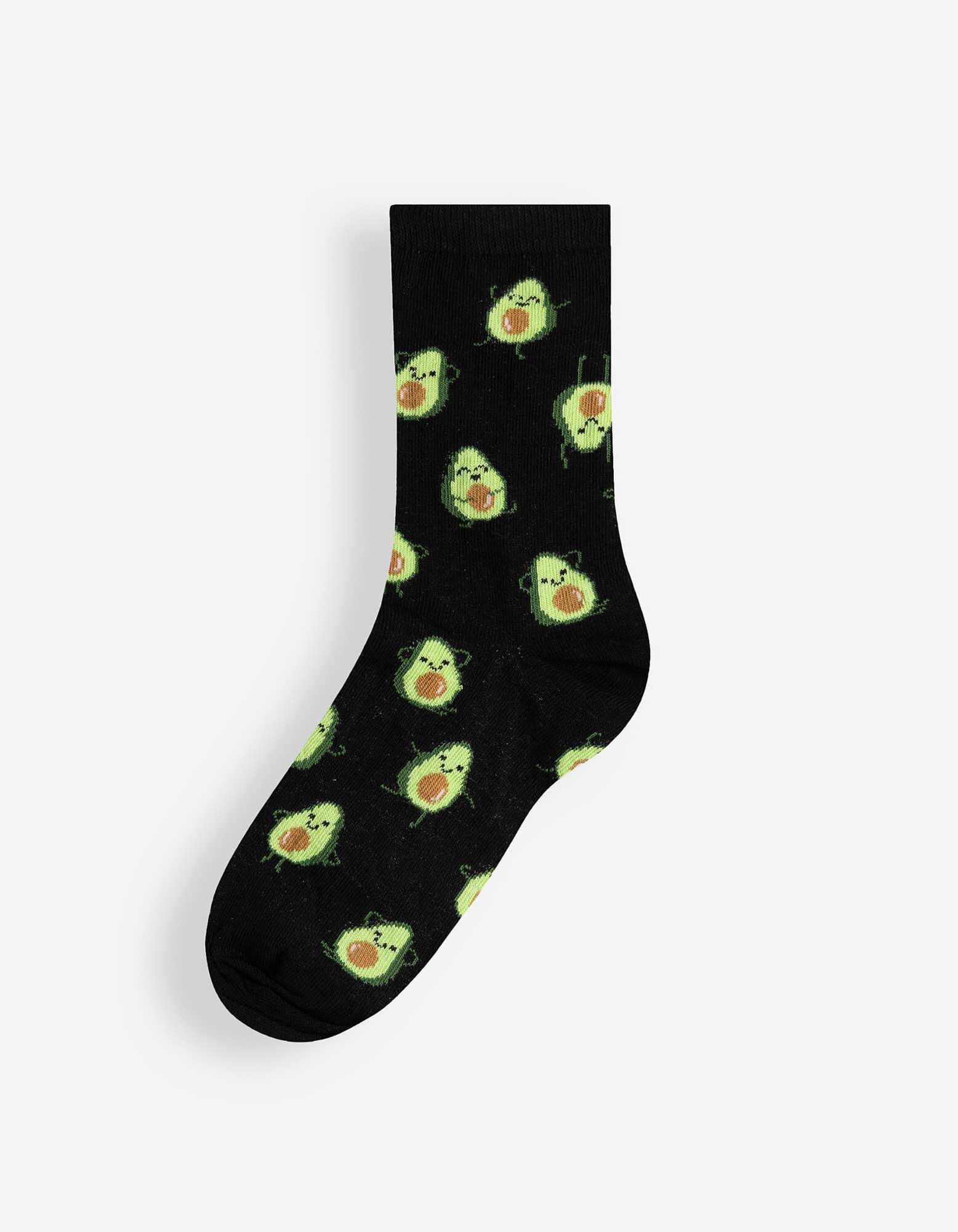 Socken - Allover-Muster - Schwarz