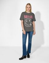 T-shirt - Nirvana - grijs