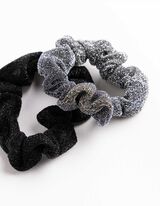 Haargummi - 2er-Pack - Schwarz