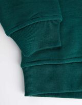 Felpa - Stampa - verde scuro