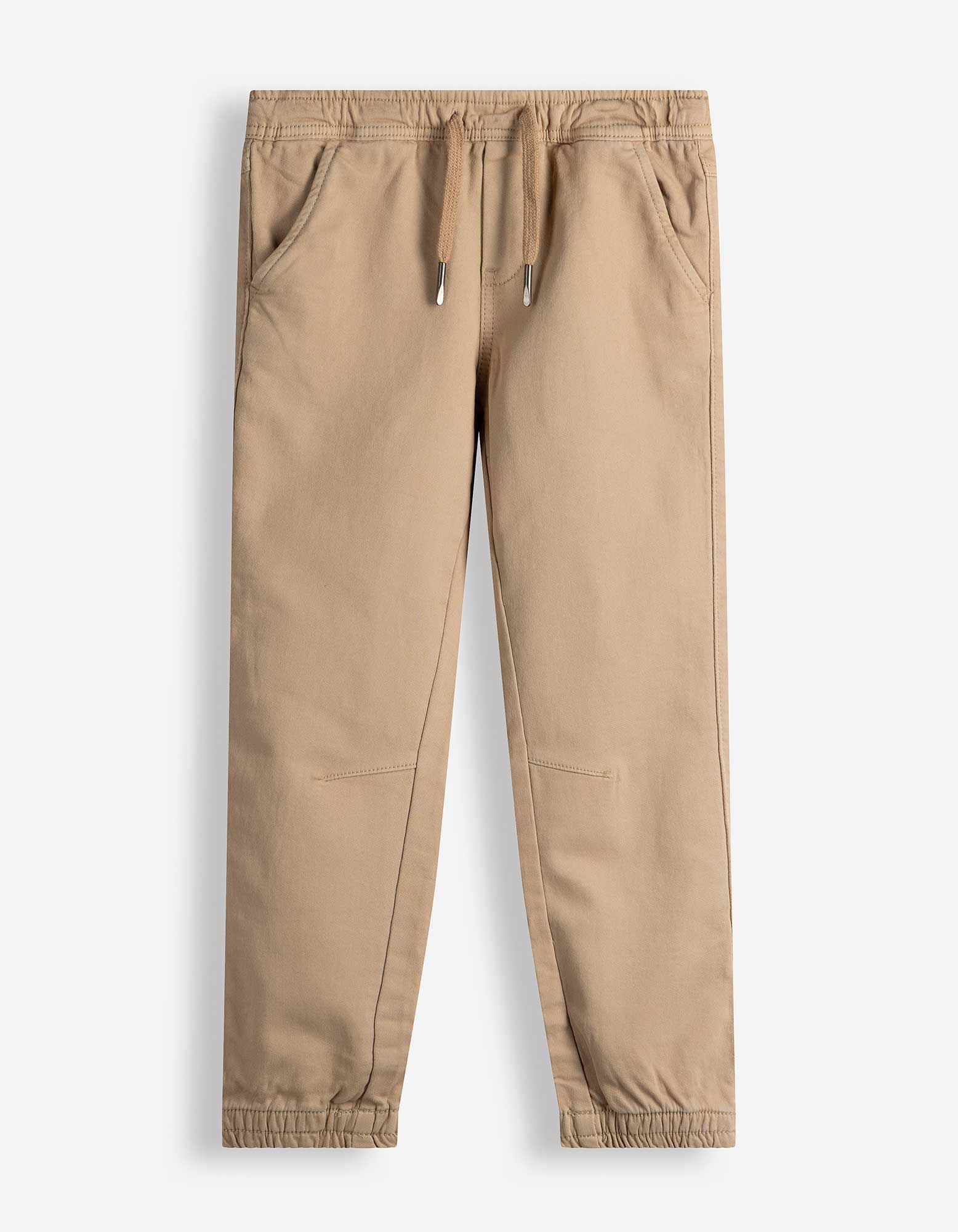 Jogpants - Elastischer Bund - Beige
