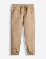 Jogpants - Elastischer Bund - Beige