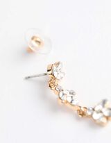 cercei - Pietricele decorative - Auriu