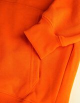 Felpa con cappuccio - Impronta sul retro - arancione