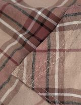 Overhemdblouse - Ruitmotief - beige