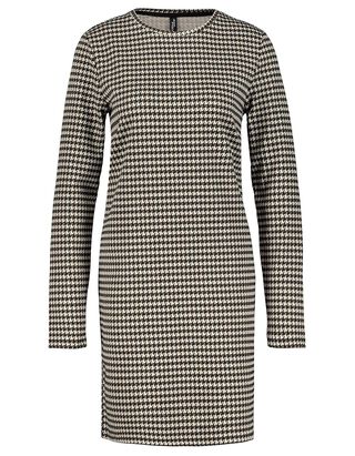 Damen Kleid im Hahnentritt-Muster