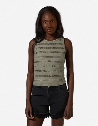 Cropped Top - Cropped - Gr&uuml;n