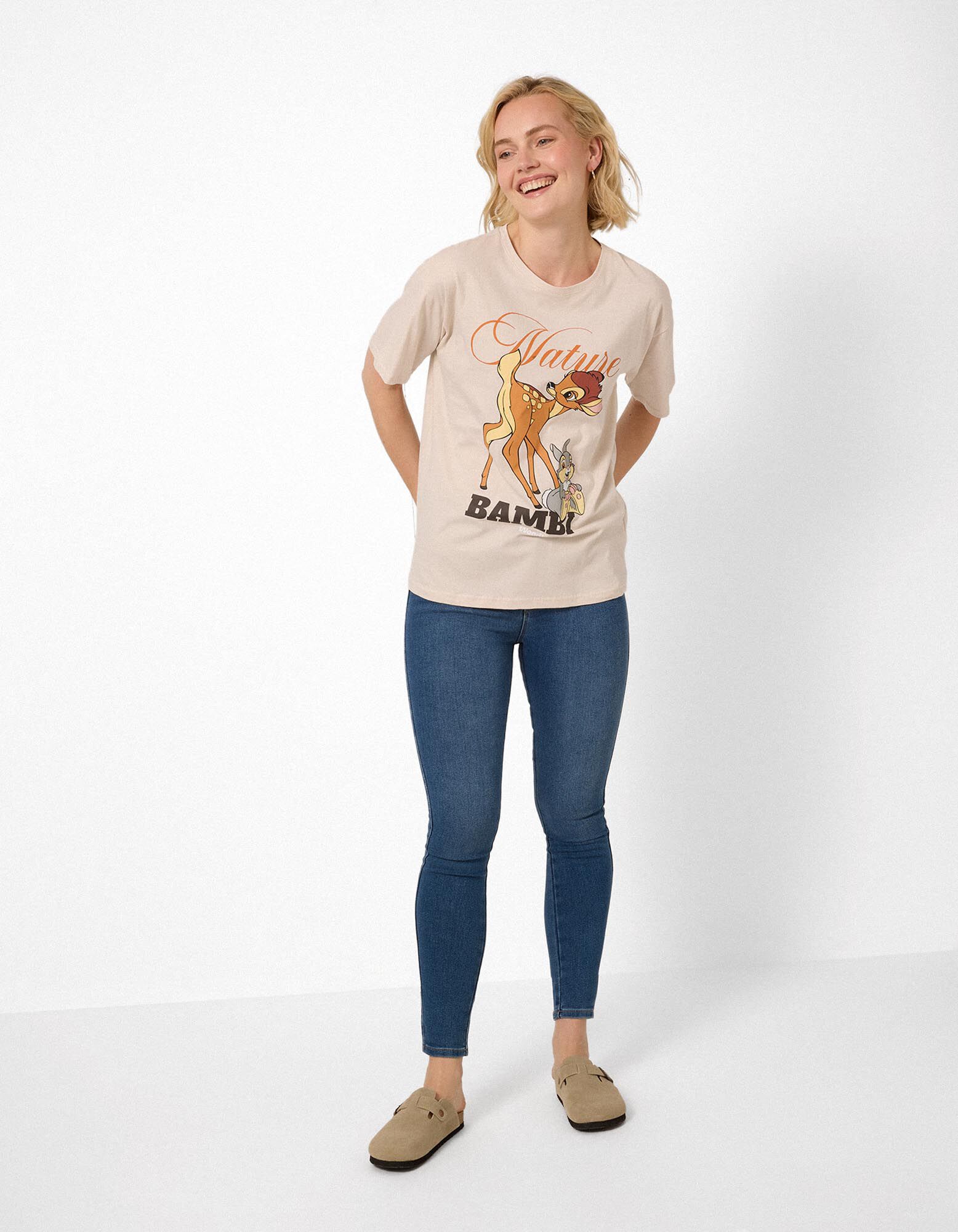 T-shirt - Bambi - Beige