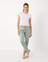 Kalhoty - Klasick&yacute; střih Regular Fit - Khaki zelen&aacute;