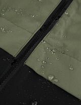 kurtka - material hydrofobowy - ciemny zielony