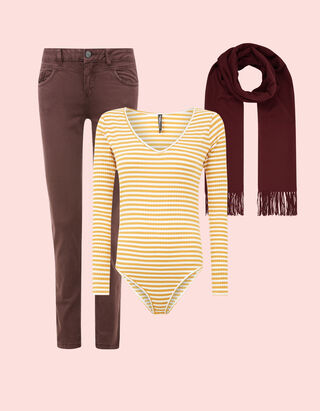 Streifen treffen auf Fransen