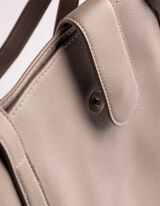 Tasche - Kunstleder - beige