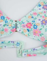 Set od gornjeg dela bikinija i bikini gaćica - Uklonjive trake - tirkizna