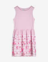 Haljina - Print - ruzicasta