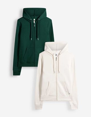 Sweatjacke - 2er-Pack