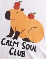 T-Shirt - Print - Wei&szlig;