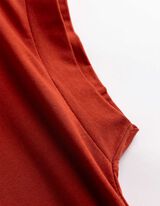 Robe - Coupe droite - rouille 