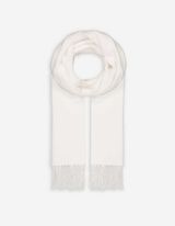 Šál - Jednofarebný - biely