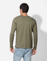 Maglia a manica lunga - Scollo rotondo - verde chiaro