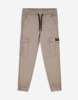 Jogpants - Kordel - hellbraun