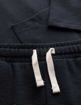 Set aus T-Shirt und Hose - Gerippt - dunkelblau